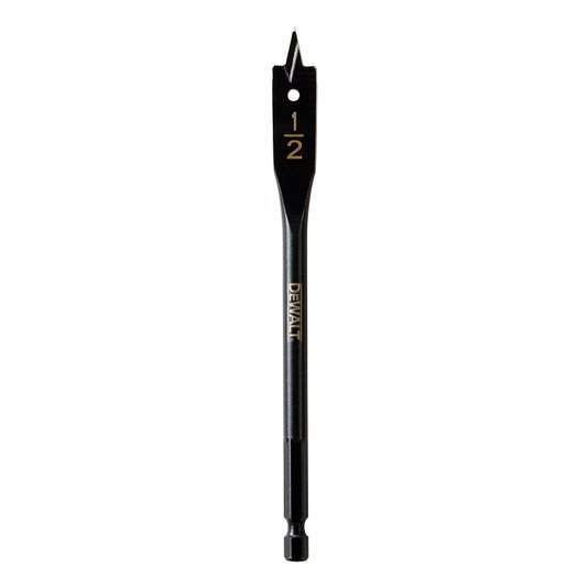 Broca Chata Para Madeira   1/2 X 6 - Dw1574  Y - Dewalt