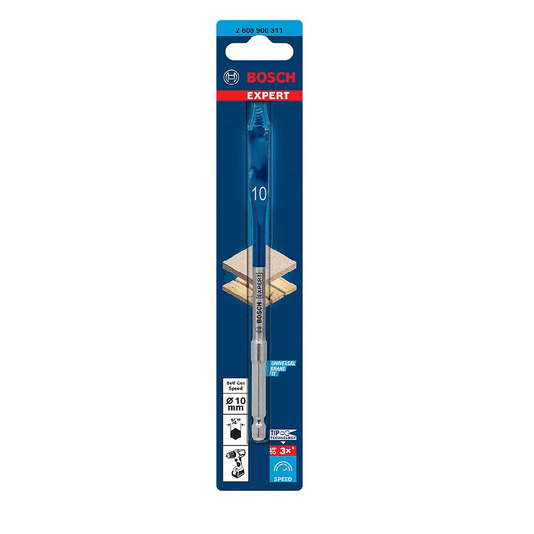 Broca Chata Self Cut Speed 10Mm 1/4" Bosch - 2608900311