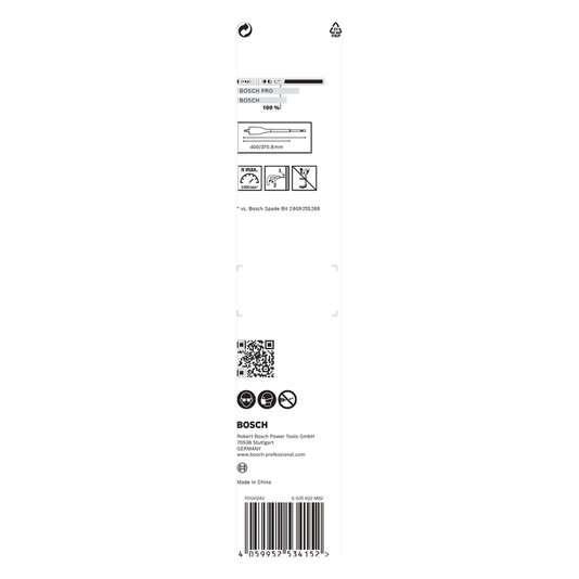 Broca Chata Self Cut Speed 13X400Mm 1/4" Bosch - 2608900341