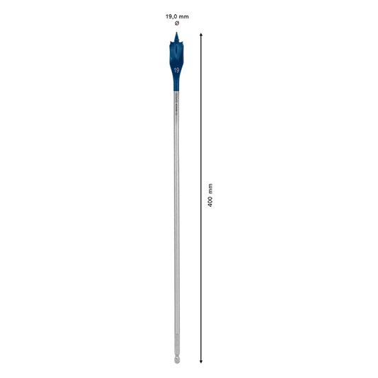Broca Chata Self Cut Speed 19X400Mm 1/4" Bosch - 2608900346
