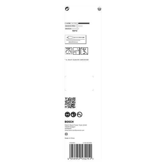 Broca Chata Self Cut Speed 26X400Mm 1/4"  Bosch - 2608900351