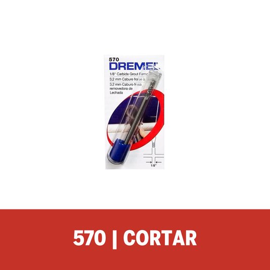 Broca Pra Remoção De Rejuntes 3,2Mm 1/8 Dremel- 570 - 2615057000