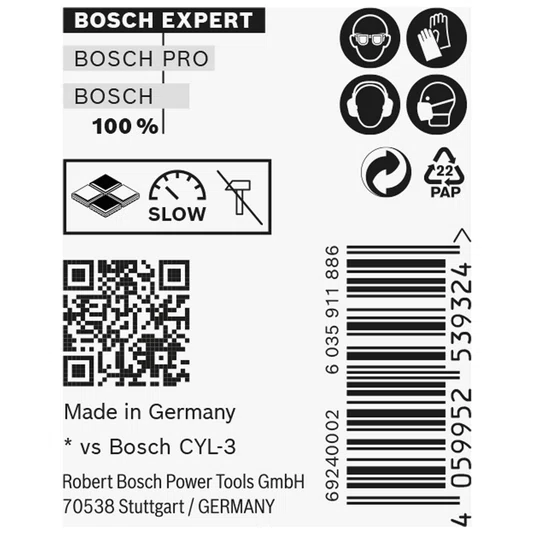 Broca Cyl9 Multiconstruction 10 Peças 6X60X100Mm Bosch - 2608900640
