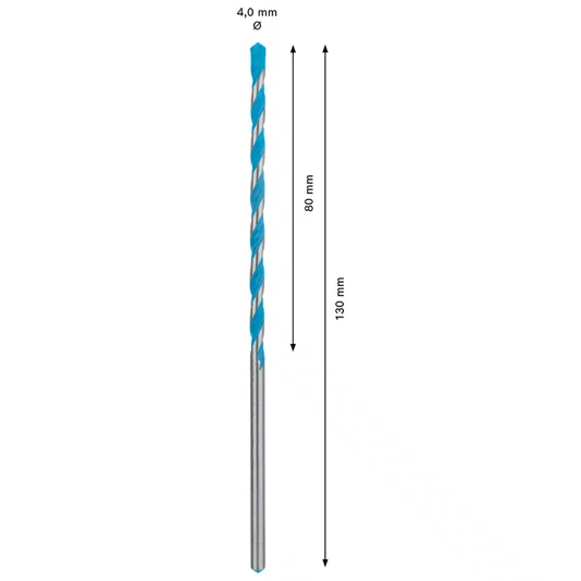 Broca Cyl-9 Multiconstruction 4X80X130 Bosch - 2608900605