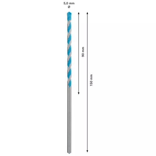 Broca Cyl9 Multiconstruction 5X90X150Mm Bosch - 2608900607