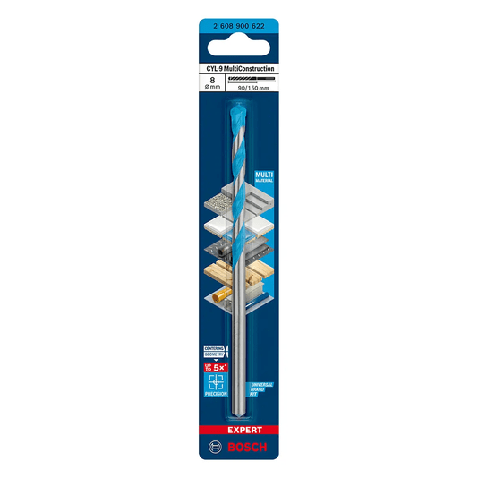 Broca Cyl9 Multiconstruction 8X90X150Mm Bosch - 2608900622