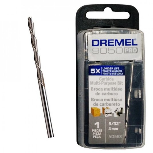 Dremel Ad563 Broca Multiuso 9050Pro De 4,0Mm- 2615Ad563A