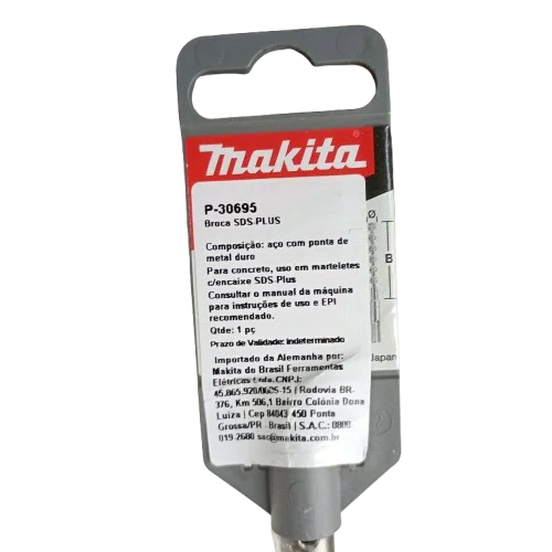 Broca Helicoidal 4 Plus Com Encaixe Sds Plus 14X450Mm Da Makita -  P-30695