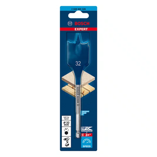 Bosch Broca Chata 32X152Mm Expert Self Cut Speed Para Madeira - 2608900326