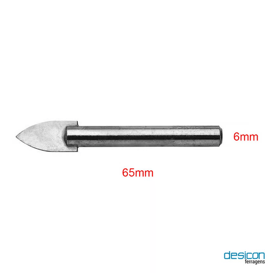 Broca Md P/ Vidro 65 X 6Mm Iw2150 - Irwin