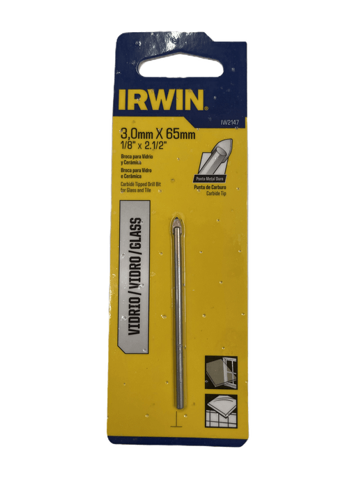 Broca Md P/ Vidro 65 X 3Mm 1/8" Iw2147 - Irwin