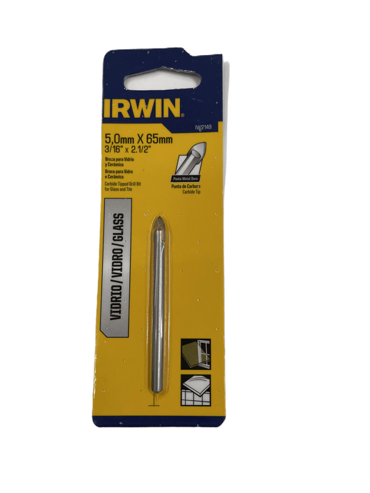 Broca Md P/ Vidro 65 X 5Mm 3/16" Iw2149 - Irwin