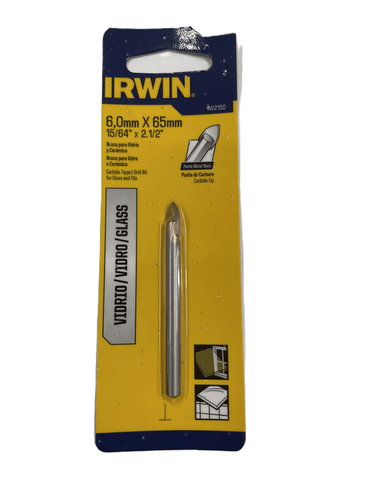 Broca Md P/ Vidro 65 X 6Mm Iw2150 - Irwin