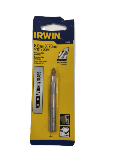 Broca Md P/ Vidro 70 X 8Mm 5/16" Iw2151 - Irwin