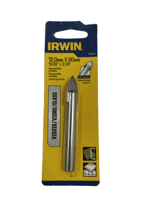 Broca Md P/ Vidro 80 X 12Mm Iw2153 - Irwin