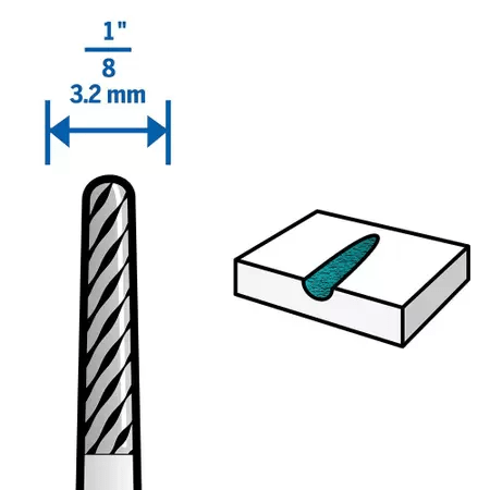 Broca Para Azulejos 1/8" 3,2Mm Dremel - 562 - 2615000562