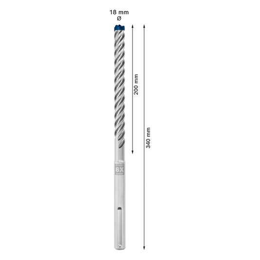 Broca Para Martelo Sdsmax8X 18X200X340 2608900221