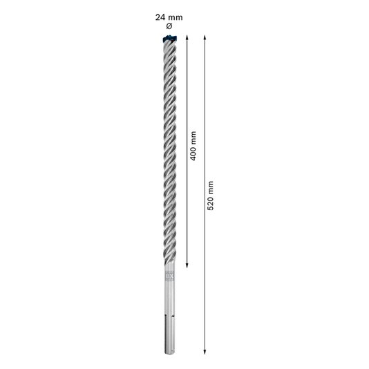 Broca Para Martelo Sdsmax8X 24X400X520Mm Bosch - 2608900239