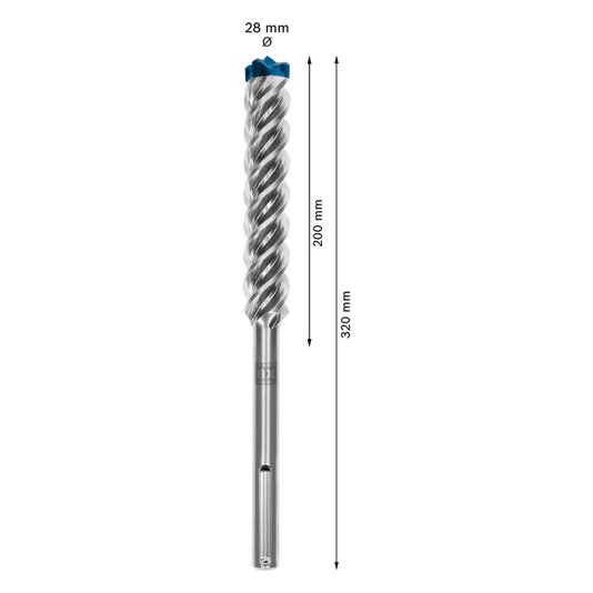 Broca Para Martelo Sdsmax8X 28X200X320Mm - 2608900247