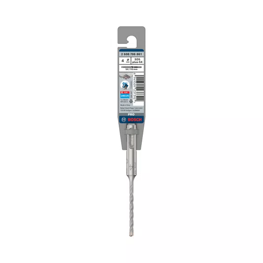 Bosch Broca 4Mm X 50Mm Sds Plus-5X Para Concreto - 2608706861