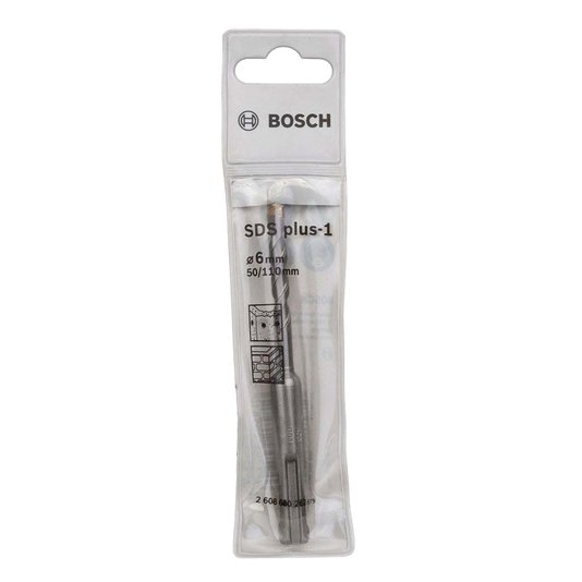 Broca Bosch Sds Plus-1 Para Concreto Ø6X50X110Mm - 2608680262