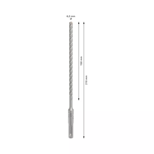 Broca Sds Plus5X 6X150X210Mm Bosch - 2608706877