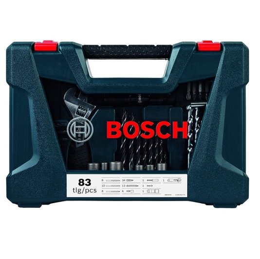 Caixa Ferramentas Vline Com 83 Unidades - 2607017403 - Bosch