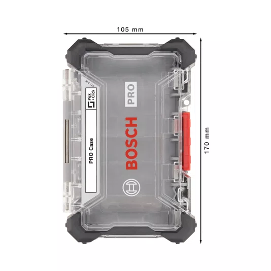 Bosch Caixa Plástica Grande Para Pontas E Brocas Pro - 2608522363