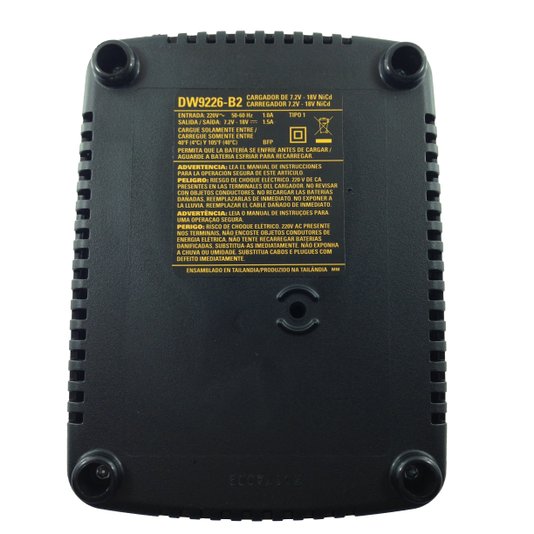 Carregador De Bateria7.2A 18V Nicd 220V - N364050 - Dewalt