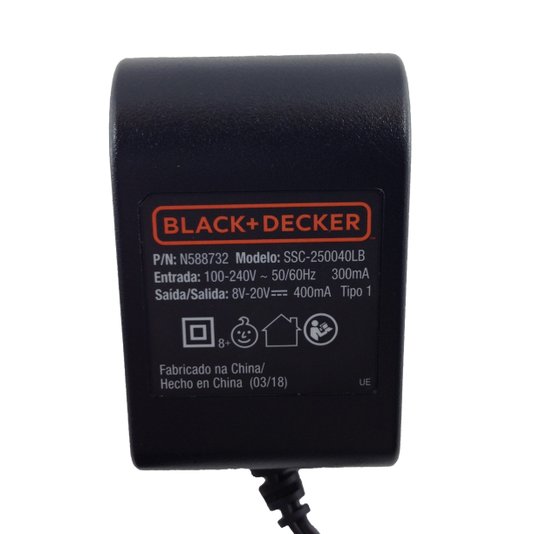 Carregador P/ Ld120-Br - N588732 - Black&Decker