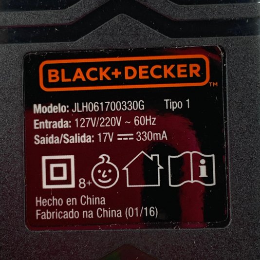 Carregador Bivolt - 5140186-15 - Black&Decker