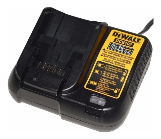 Carregador 1,25Ah 12V/20V Bivolt Dewalt - Dcb107-Br