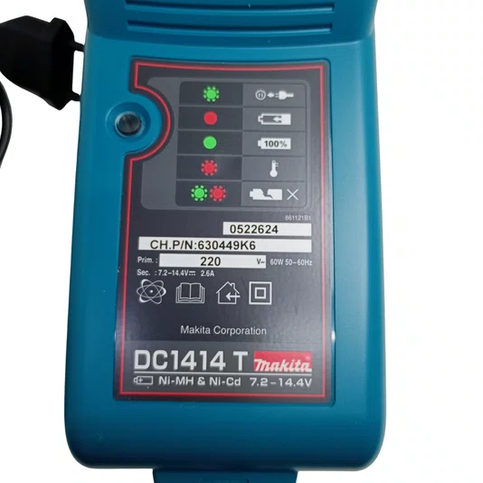Carregador De Bateria Dc1414 220V Makita - 194104-9