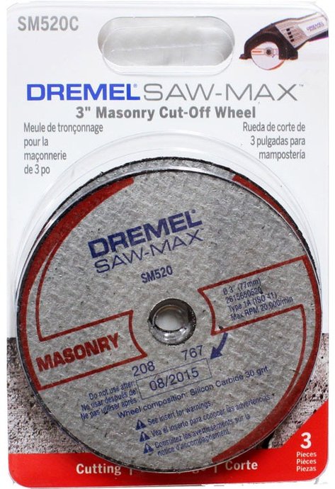 Disco De Corte Para Alvenaria Dremel Dsm520C-Rw - 2615S520Nc