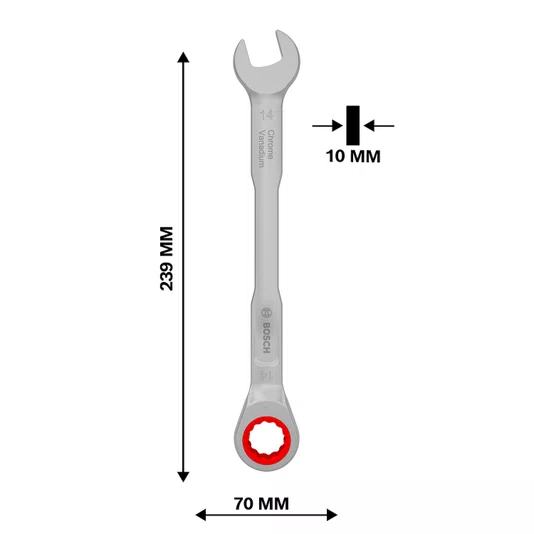 Chave Combinada Com Catraca 14 Mm 1600A03Ah0000