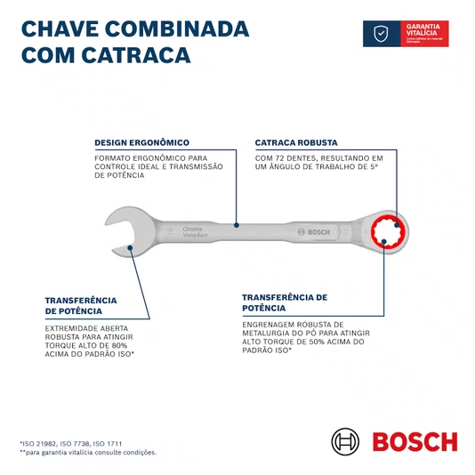 Chave Combinada Com Catraca 14 Mm 1600A03Ah0000