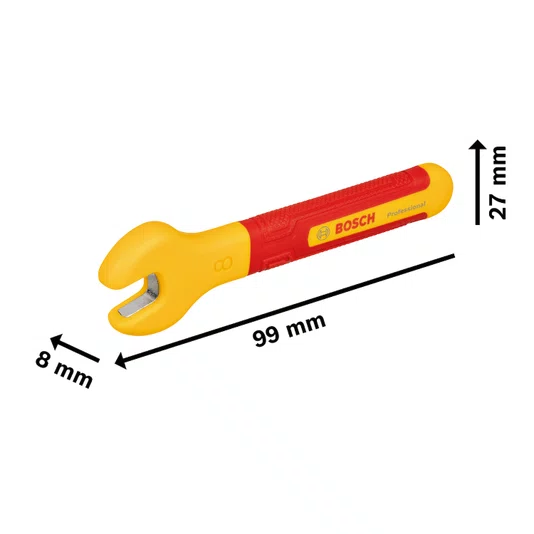 Chave De Boca Vde 8Mm Bosch - 1600A02Ne9