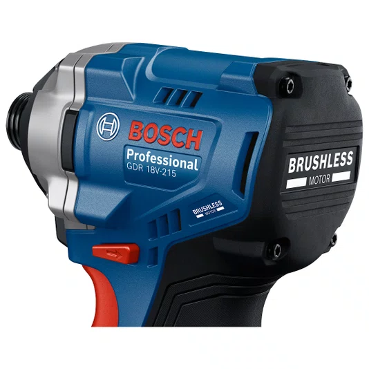 Kit Chave De Impacto 6,35Mm(1/4") Gdr 18V-215 + 2 Baterias 2Ah + Carregador Bivolt E Maleta Bosch - 06019N20E6