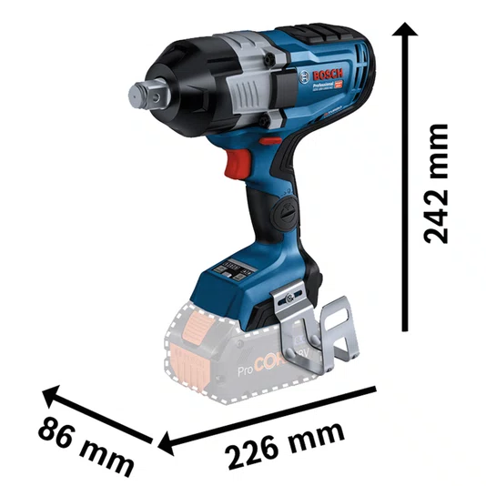 Chave De Impacto 18V Gds 18V1600 Hc Sb Bosch - 06019M10E0