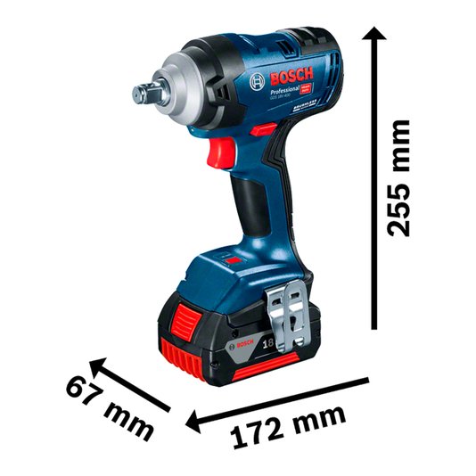 Chave De Impacto 18V Gds 18V400 Sb - 06019K00E1 - Bosch