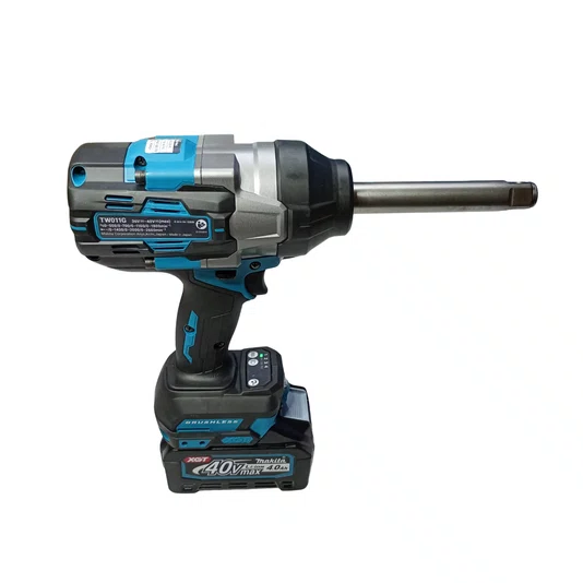 Kit Chave De Impacto 19Mm (3/4") 40V Tw011G + 2 Baterias 4 Ah + Carregador Bivolt E Maleta Mak-Pac Makita - Tw011Gm201