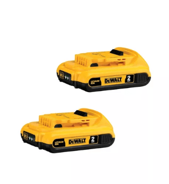 Kit Dewalt Chave De Impact Compacta 13Mm 20V Li-Ion Brushless Atomic + 2 Baterias 2Ah + Carregador Bivolt E Bolsa - Dcf922D2-Br