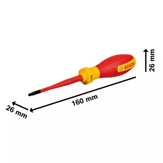 Chave De Torx Vde Tx 15X75Mm Bosch - 1600A02Nc6