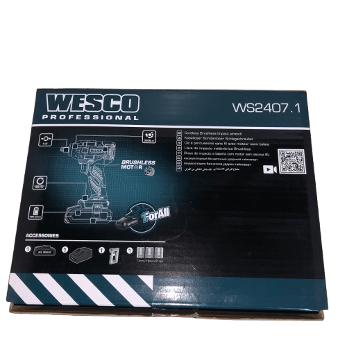 Chave Impacto Brushless 1/2" 18V Ws2407.1 - Wesco