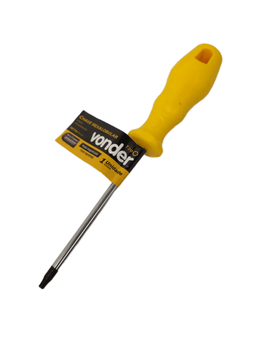 Chave Torx T20 Reta Com Cabo Vonder - 3669020000
