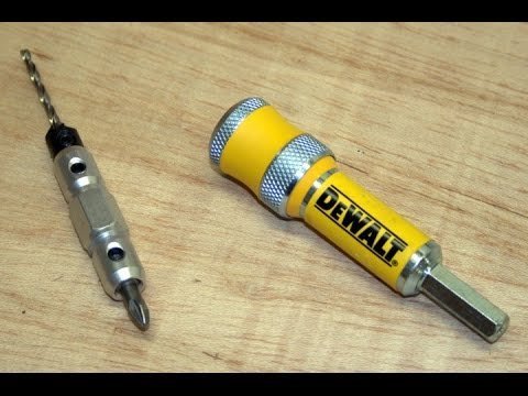 Combo com 2 unidades Kit De Furar Parafusar Escariador 8 Peças Dewalt - Dw2730