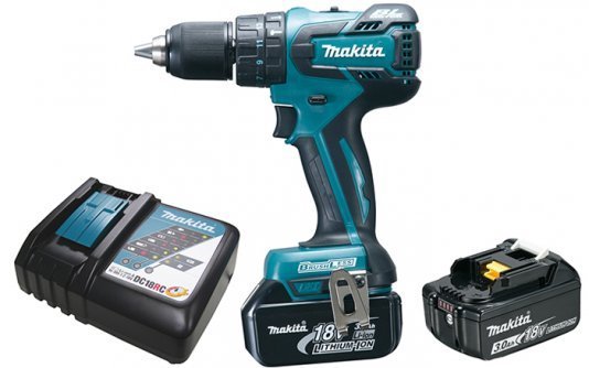 Combo Parafusadeira Furadeira a Bateria Makita 18v com Aparador