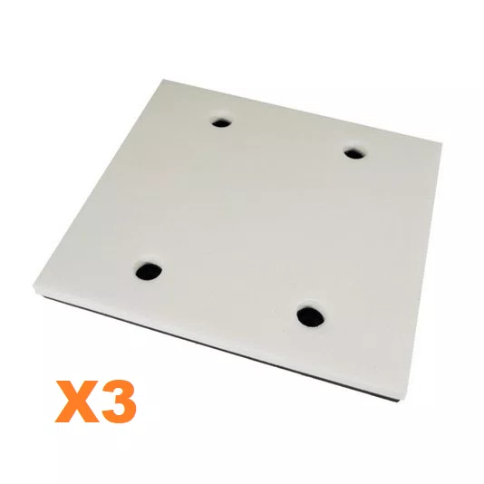 Kit 3 unidades Base Para Lixadeira De Palma Skil F012723202 - F000613060