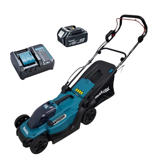 Cortador De Grama Dlm330Z+ Bateria Bl1850B + Carregador Dc18Wc Makita - Dlm330Zc