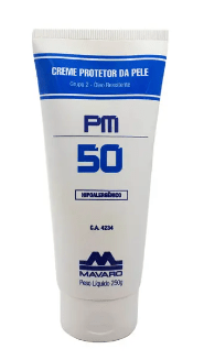 Creme Protetor De Pele Hipoalergênico Pm 50 250G - Mavaro